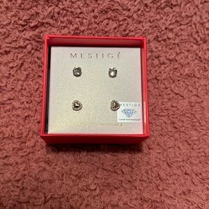 NEW - Gold & Silver Stud Earring Set